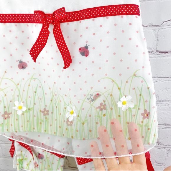 Vintage Ladybug Two Piece outfit 4T - Picture 2 of 8